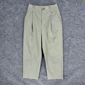 Love Bonito Barrel Leg Pants Green Size 27